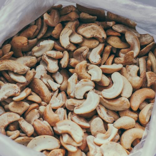 cashew cashew in a plastic bag nuts utc